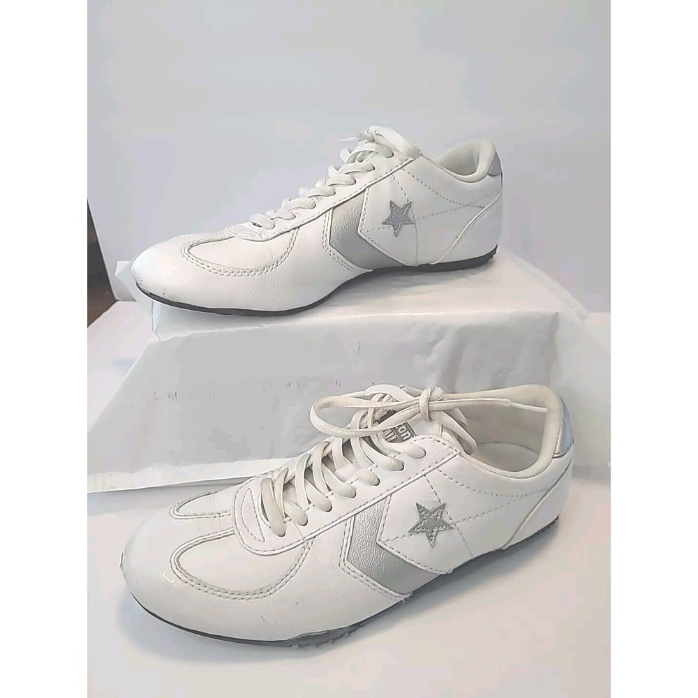 WOMENS CONVERSE ONE STAR WHITE LEATHER SNEAKERS/SHOES SIZE 7 5x979 7f 07 11
